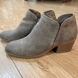 Suede Brown Booties - Fergalicious